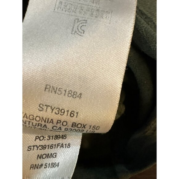 Patagonia Men's Heathered Green Responsibill Tee Long Sleeve Size M - Picture 4 of 11